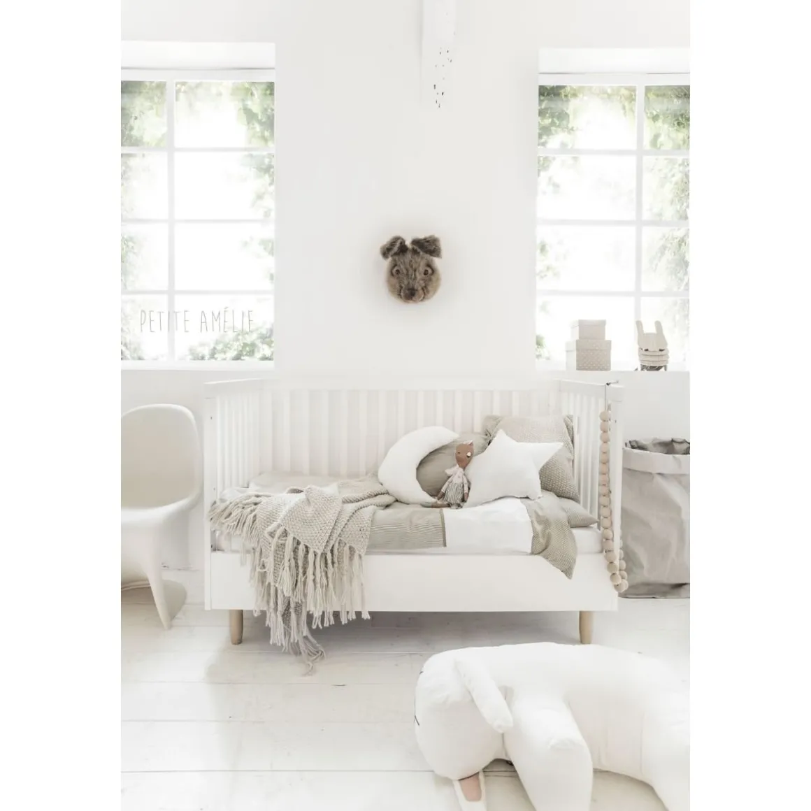 Doorgroei ledikant wit 140x70 u00abBoccau00bb