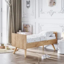 Doorgroei ledikant 140x70 | u00abVintageu00bb