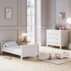 Doorgroei ledikant 140x70 u00abMilenneu00bb | Wit