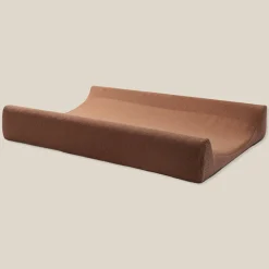 GEBREIDE AANKLEEDKUSSENHOES 50 X 70 CM | CARAMEL