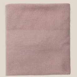 GEBREIDE AANKLEEDKUSSENHOES 50 X 70 CM | ROZE