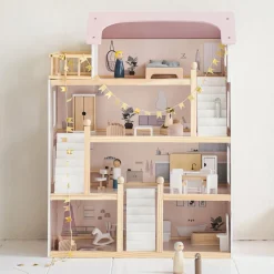 GROOT HOUTEN POPPENHUIS | INCL. POPPENMEUBELS | u00abLA LYONAISEu00bb | 80CM