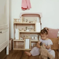 GROOT HOUTEN POPPENHUIS | INCL. POPPENMEUBELS | u00abLA LYONAISEu00bb | 80CM