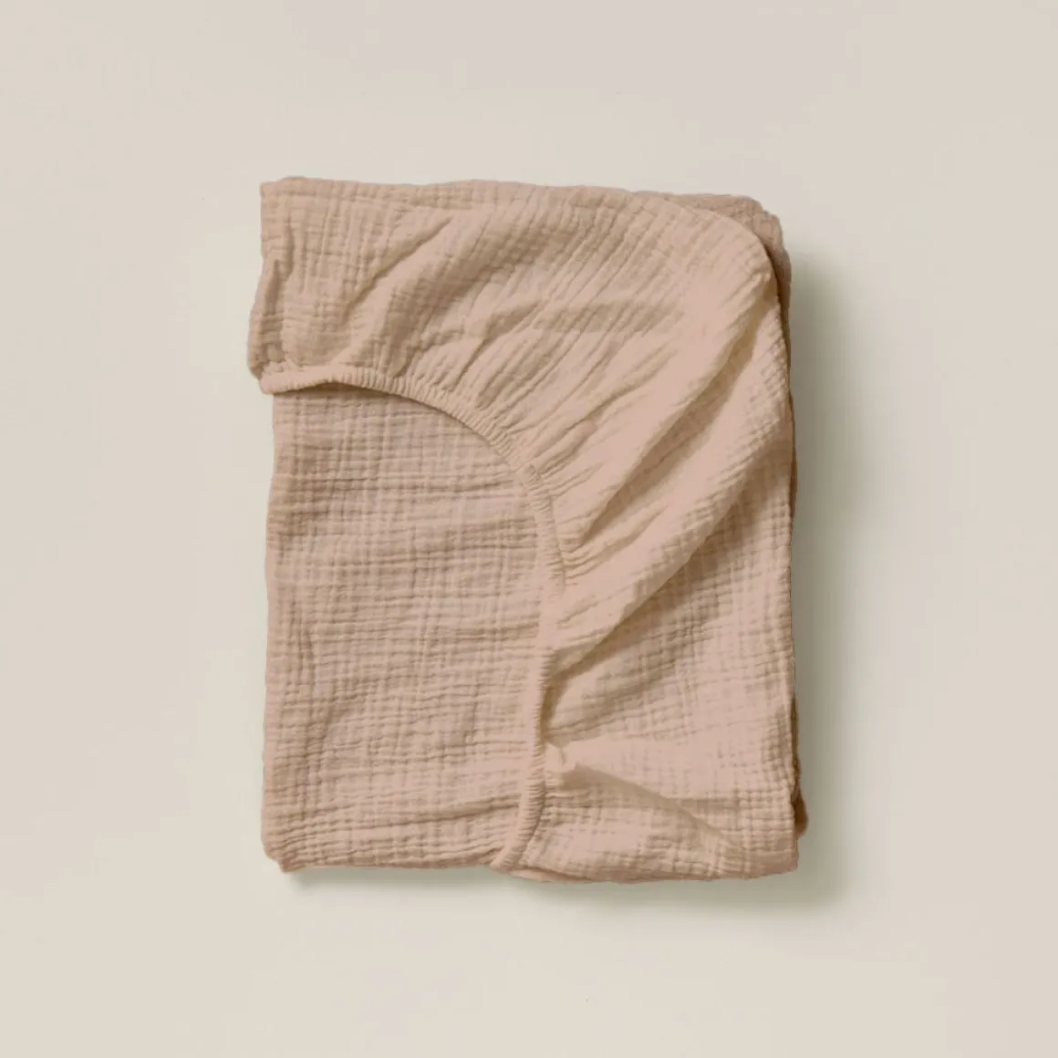 HOESLAKEN 80 X 160 CM | MOUSSELINE KATOEN | OUD ROZE