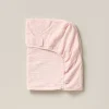 HOESLAKEN 90 X 200 CM | MOUSSELINE KATOEN | ROZE