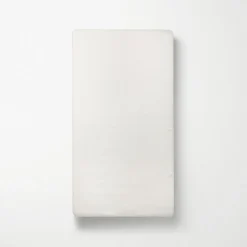 Hoeslaken Jersey BIOLOGISCH KATOEN - wit | 90 x 200 cm