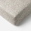 HOESLAKEN u00abSORBIERu00bb VOOR LEDIKANT 60X120CM GOTS | TAUPE