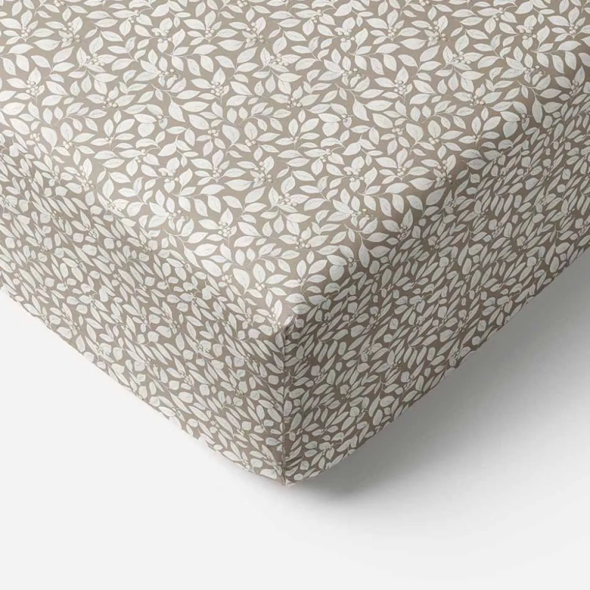 Hoeslaken u00abSorbieru00bb voor kinderbed 70x140cm GOTS | Latte Macchiato