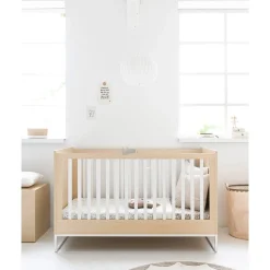 Hoeslaken u00abSorbieru00bb voor kinderbed 70x140cm GOTS | Latte Macchiato