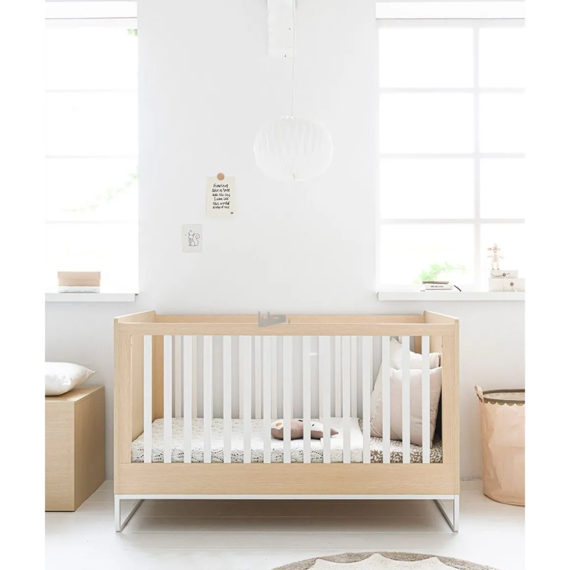 HOESLAKEN u00abSORBIERu00bb VOOR LEDIKANT 60X120CM GOTS | TAUPE