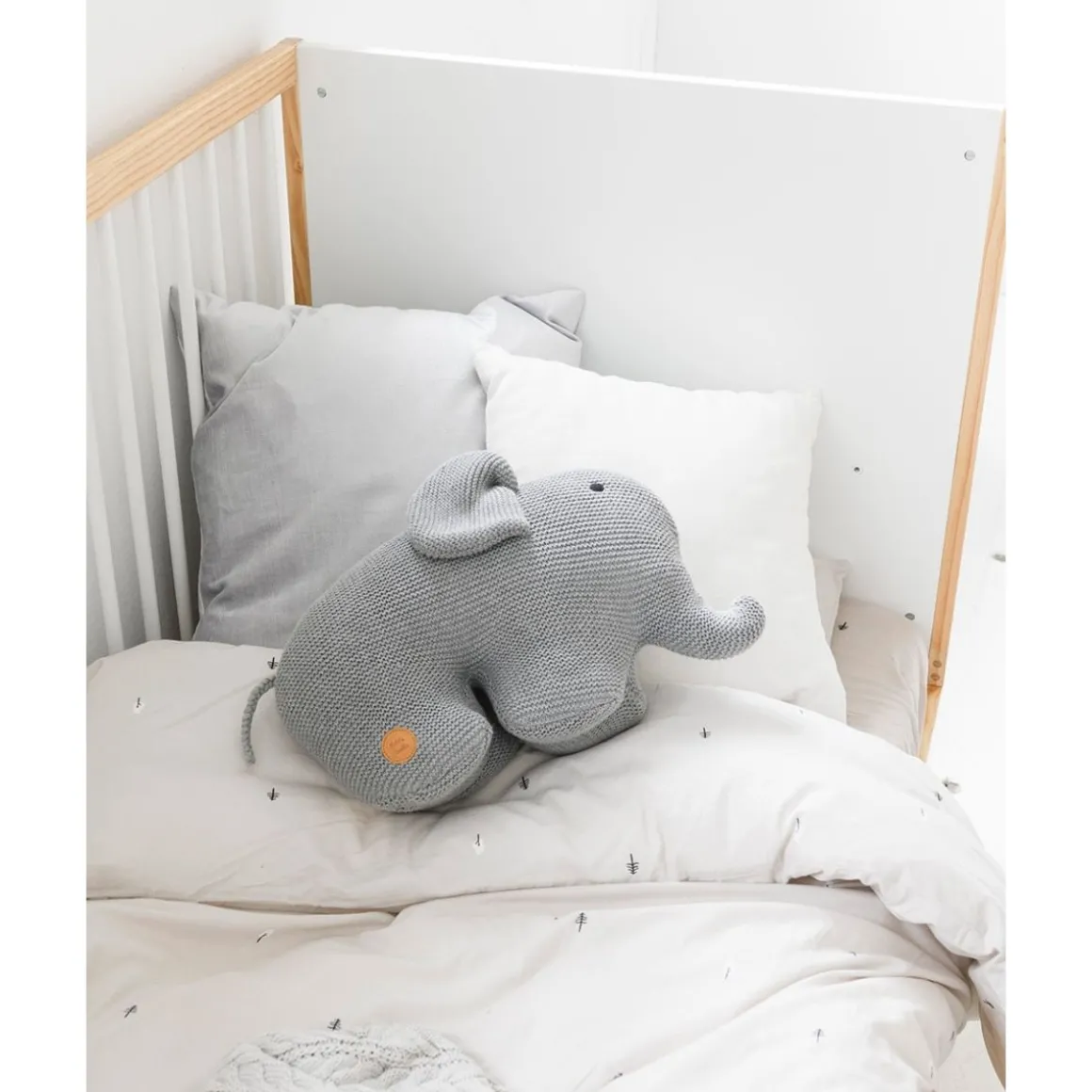 Hoeslaken voor juniorbed u00abForu00eatu00bb 70x160cm GOTS | Licht grijs