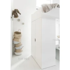 Hoogslaper u00abOmbreu00bb 200x90 | Kinder bed, bureau & kast in u00e9u00e9n