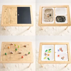 HOUTEN ACTIVITEITENTAFEL / ZAND- EN WATERTAFEL u00abFORu00caTu00bb