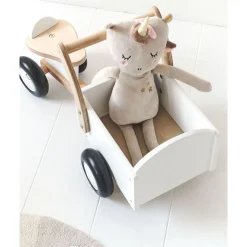 HOUTEN BAKFIETS | u00abAMSTERDAMu00bb | WIT