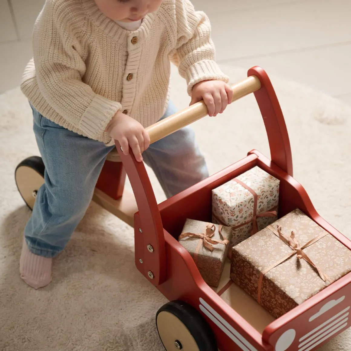 HOUTEN BAKFIETS u00abVROUMu00bb | ROOD