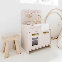 Houten Keukenset | 13-delig | Roze