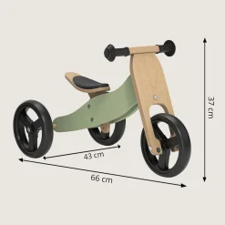 HOUTEN LOOPFIETS 1 JAAR | u00abBERLINu00bb | GROEN