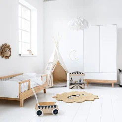 Houten Poppenkast Theater | u00abThu00e9u00e2tre du Soleilu00bb | incl. 7 accessoires