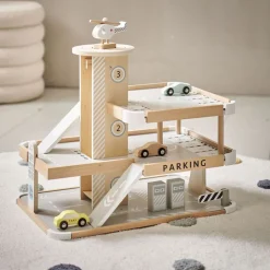 Houten speelgoedgarage | parkeergarage u00abMon premier garageu00bb