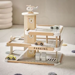 Houten speelgoedgarage | parkeergarage u00abMon premier garageu00bb