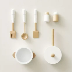 Houten Speelkeuken | inclusief 7 accessoires | Wit