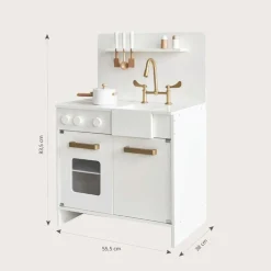 Houten Speelkeuken | inclusief 7 accessoires | Wit