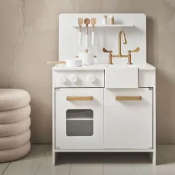 Houten Speelkeuken | inclusief 7 accessoires | Wit