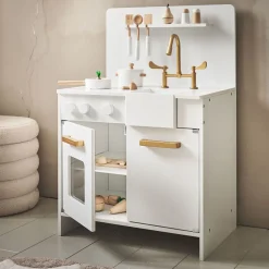 Houten Speelkeuken | inclusief 7 accessoires | Wit