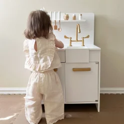 Houten Speelkeuken | inclusief 7 accessoires | Wit