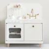 Houten Speelkeuken | u00abSorbieru00bb | Wit | Met 13-delige witte keukenset