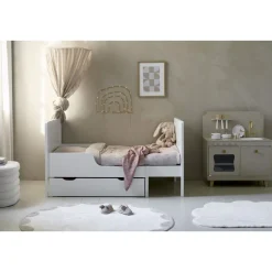Houten speelkeuken | u00abSorbieru00bb | Taupe | Met 13-delige witte keukenset