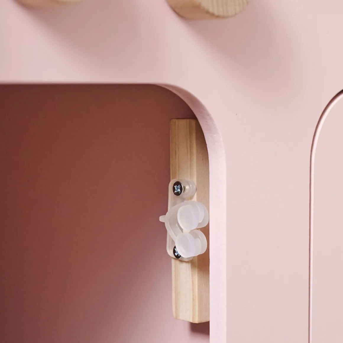 Houten Speelkeuken u00abROSEu00bb | inclusief 13 accessoires | Roze
