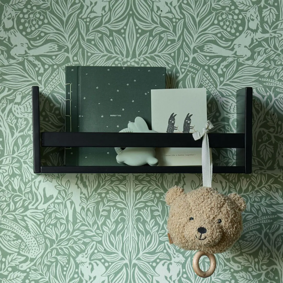 HOUTEN WANDPLANK u00abHETREu00bb | ZWART