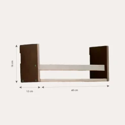 HOUTEN WANDPLANK u00abHETREu00bb | WALNOOT