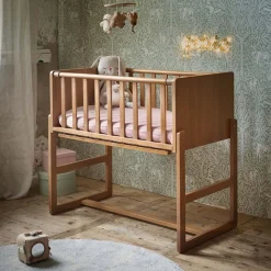 2-IN-1 CO SLEEPER / AANSCHUIFBEDJE u00abNUAGEu00bb | WALNOOT