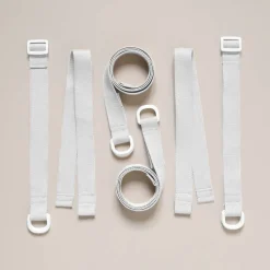 2-IN-1 CO-SLEEPER / AANSCHUIFBEDJE u00abNUAGEu00bb | WIT EN NATUREL