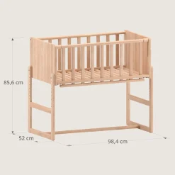 2-IN-1 CO-SLEEPER / AANSCHUIFBEDJE u00abNUAGEu00bb | NATUREL
