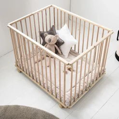 Inklapbare Baby Box u00abTigreu00bb 100x75 | Naturel