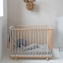 Inklapbare Baby Box u00abTigreu00bb 100x75 | Naturel