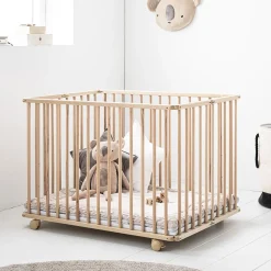 Inklapbare Baby Box u00abTigreu00bb 100x75 | Naturel