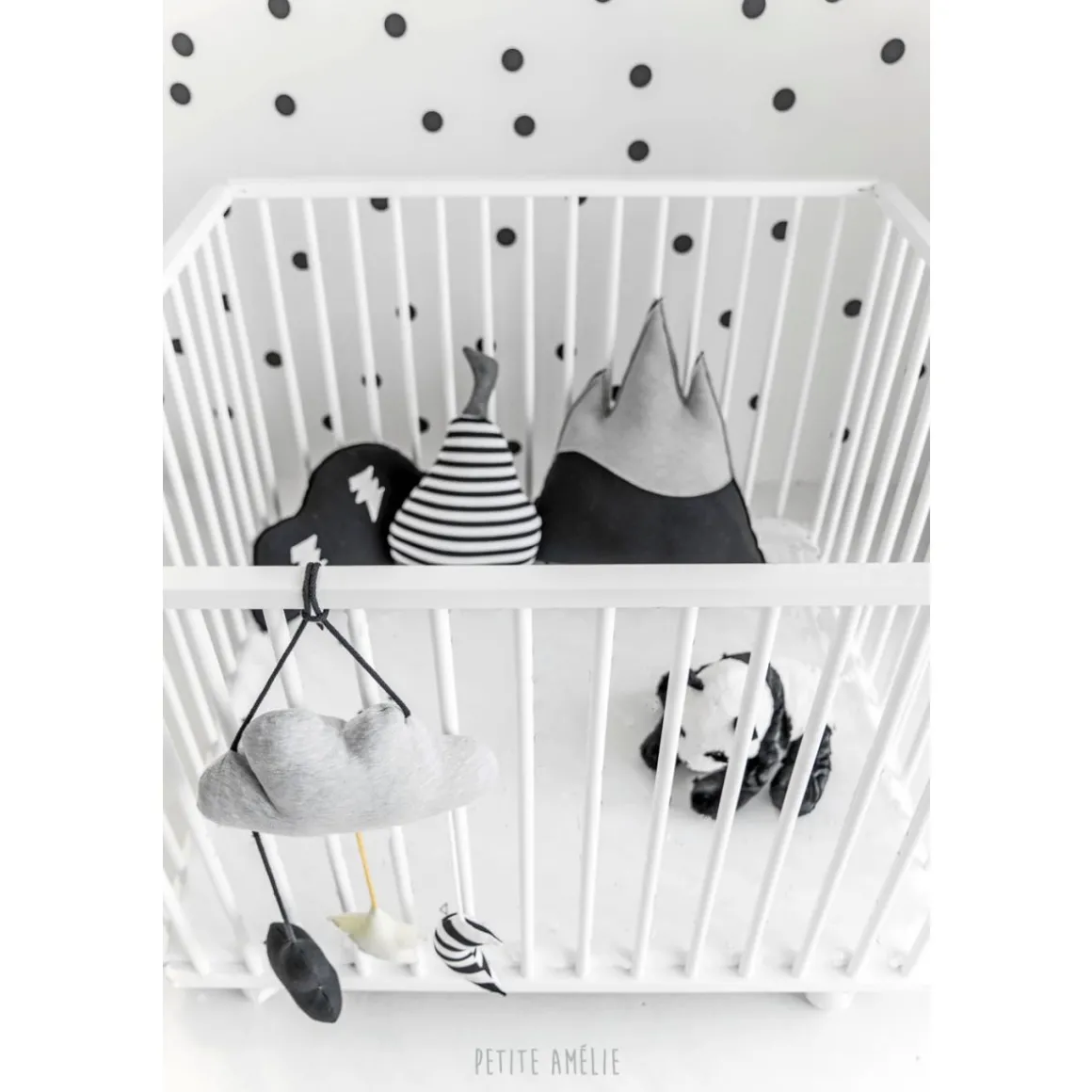Inklapbare Baby Box "zu00e8bre" 100x75 | Wit
