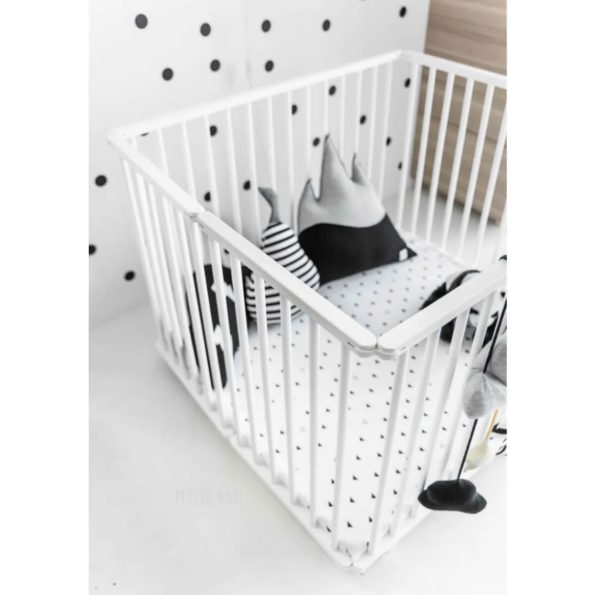 Inklapbare Baby Box "zu00e8bre" 100x75 | Wit