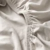 Jersey hoeslaken ORGANIC COTTON - Licht Taupe | 90 x 200 cm