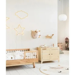 JUNIORBED HOESLAKEN 80x160 CM u00abLARAu00bb | WIT