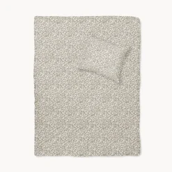 Kinder dekbedovertrekset u00abSorbieru00bb 120x150cm, incl. kussenhoes | GOTS | Latte macchiato