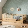 KINDERBED MET ONDERSCHUIFBED u00abPLUMEu00bb | 90 X 200 CM | NATUREL