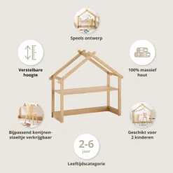 KINDERBUREAU HUISJE u00abMAISONu00bb | NATUREL