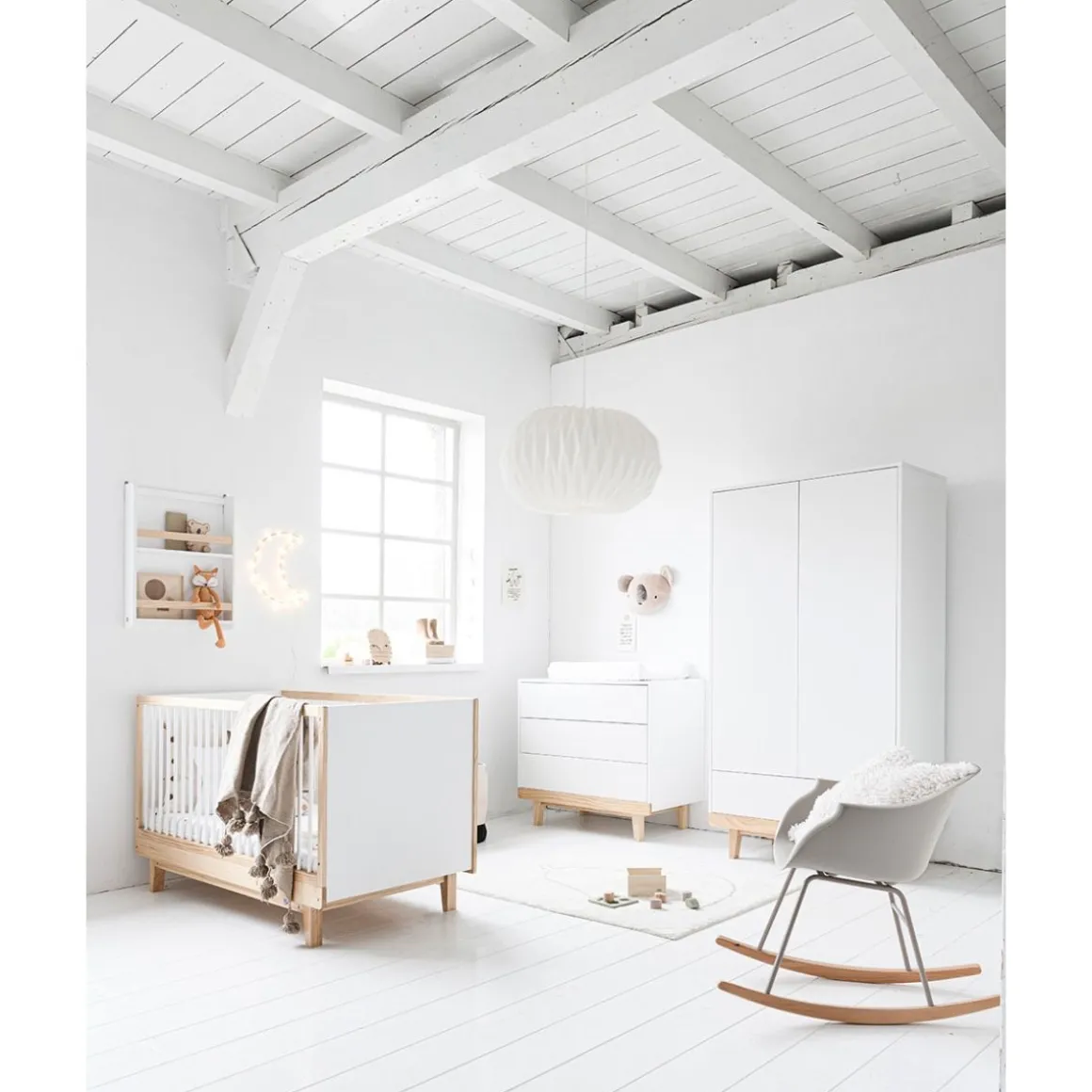 Kinderkast met lade wit | u00abCeriseu00bb