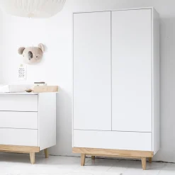 Kinderkast met lade wit | u00abCeriseu00bb