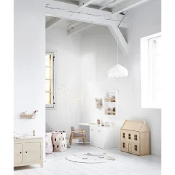 Klassiek naturel houten poppenhuis | u00abLa Parisienneu00bb